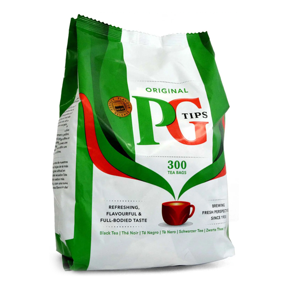 PG Tips Black Tea 300 bags- PG kalo ca- Pug Tips Schwarztee 300 Beutel